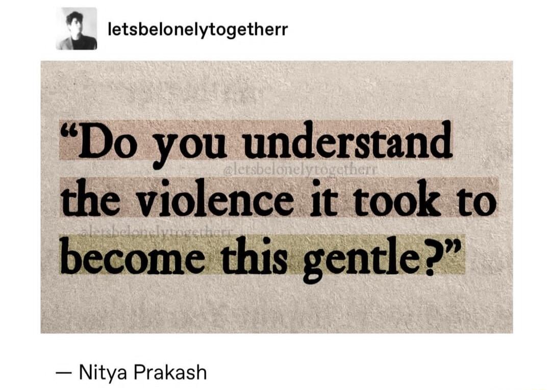 L letsbelonelytogetherr oy Do you understand the violence it took to Nitya Prakash