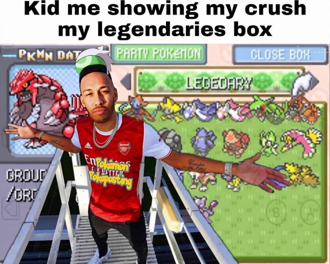 Kid me showing my crush my Iegendanes box