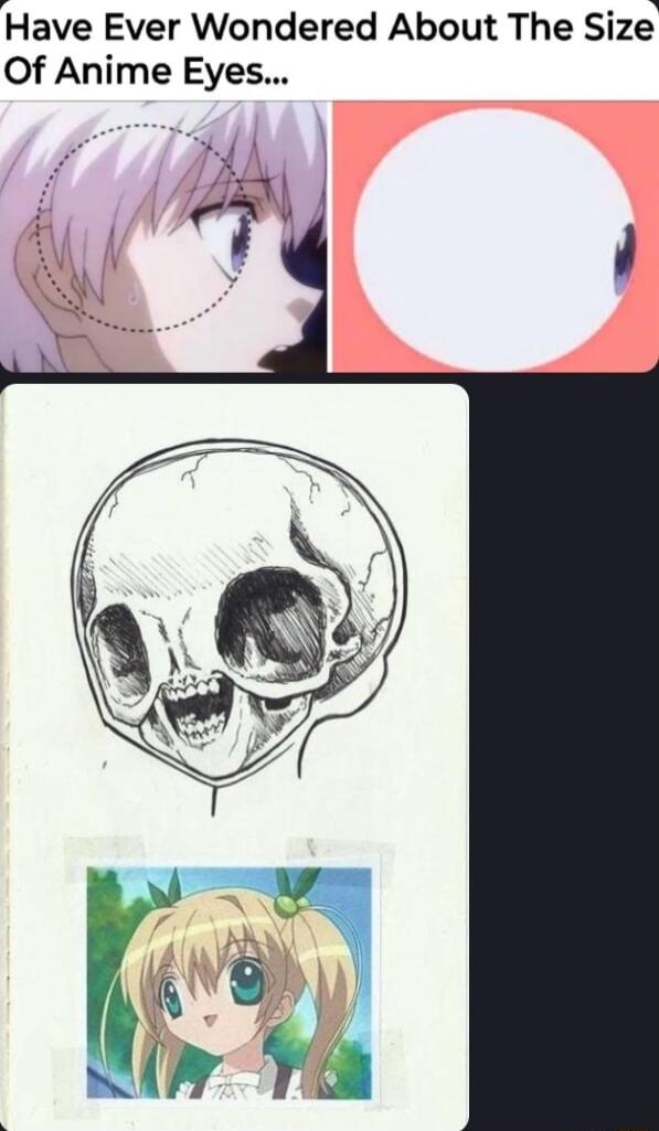 Have Ever Wondered About The Size Of Anime Eyes