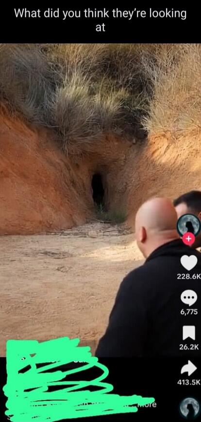 What did you think they're looking at