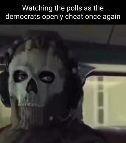 Watching the polls as the democrats openly cheat once again L Wi