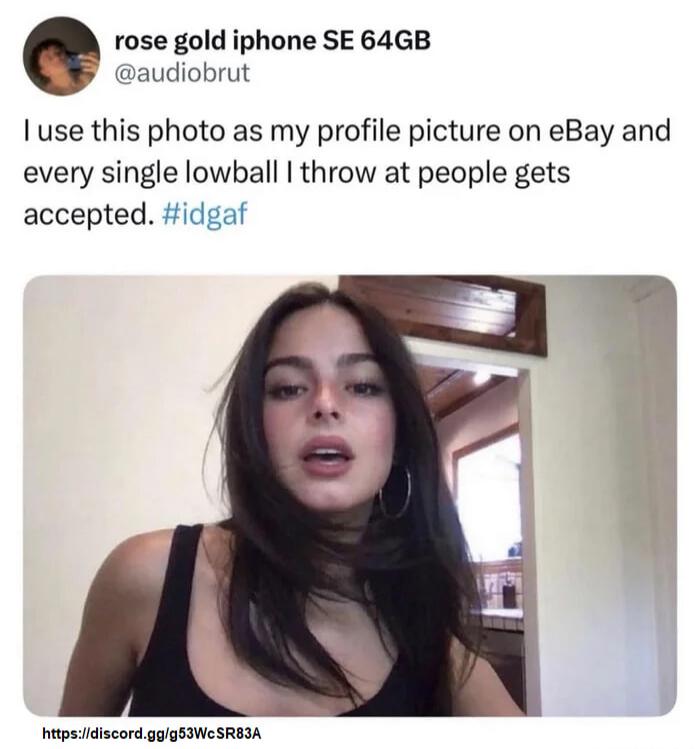 rose gold iphone SE 64GB @audiobrut I use this photo as my profile picture on eBay and every single lowball I throw at people gets accepted. #idgaf https://discord.gg/g53WcSR83A
