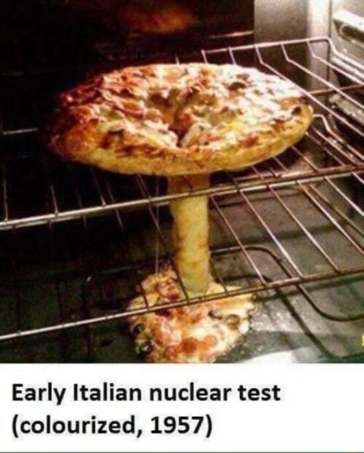 Early Italian nuclear test colourized 1957