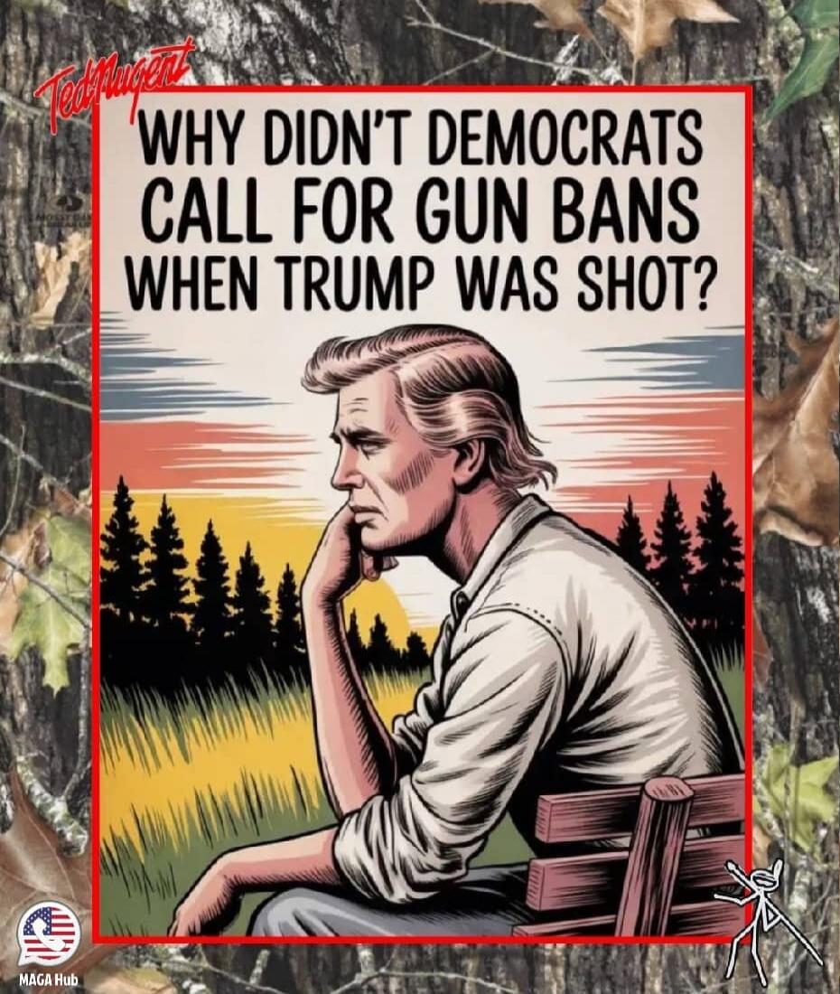 WHY DIDN'T DEMOCRATS CALL FOR GUN BANS WHEN TRUMP WAS SHOT?