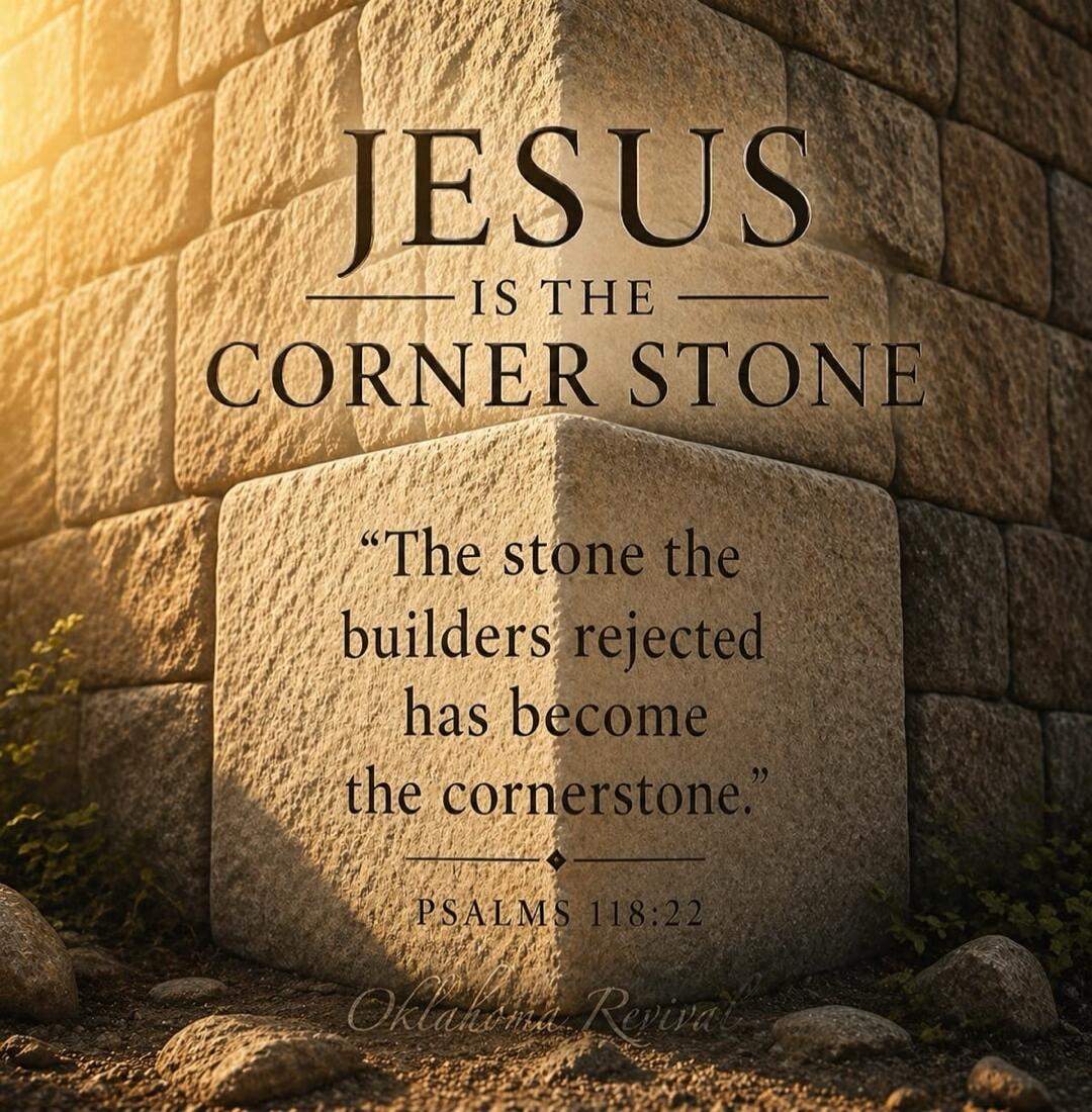 JESUS IS THE CORNER STONE 