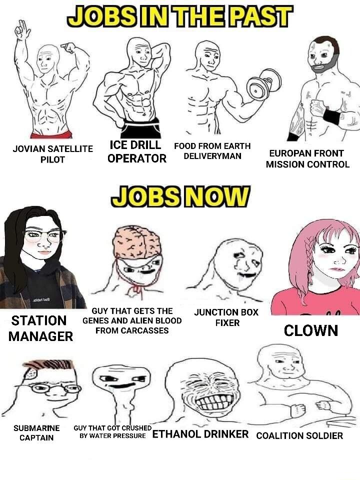 Joviansarere ICEDRILL Foop FRom EARTH DELVERYMAN EUROPAN FRONT PiLOT OPERATOR CURCPANEROIE GUYTHATGETSTHE JUNCTION 80X STATION cenes o avaiooo Toon MANAGER ROMCARCASSES GUY THAT GOT CRUSHED _ S E e TS Sy wints messontETHANOL DRINKER COALITION SOLDIER