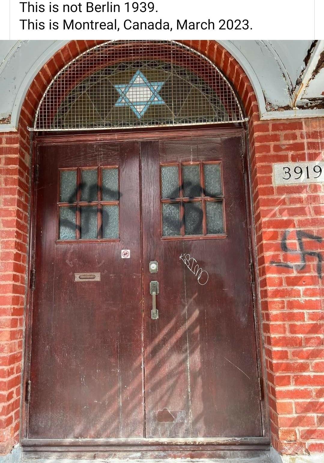 This is not Berlin 1939 This is Montreal Canada March 2023