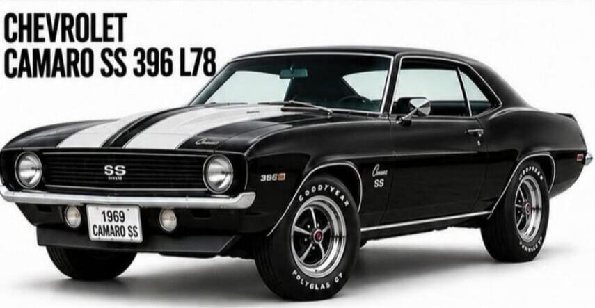 CHEVROLET CAMARO SS 396 L78 SS 396 Camaro SS 1969 CAMARO SS GOODYEAR POLYGLAS GT