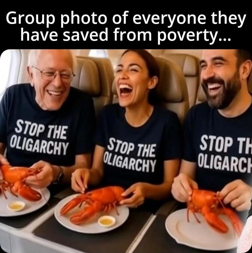Group photo of everyone they have saved from poverty...