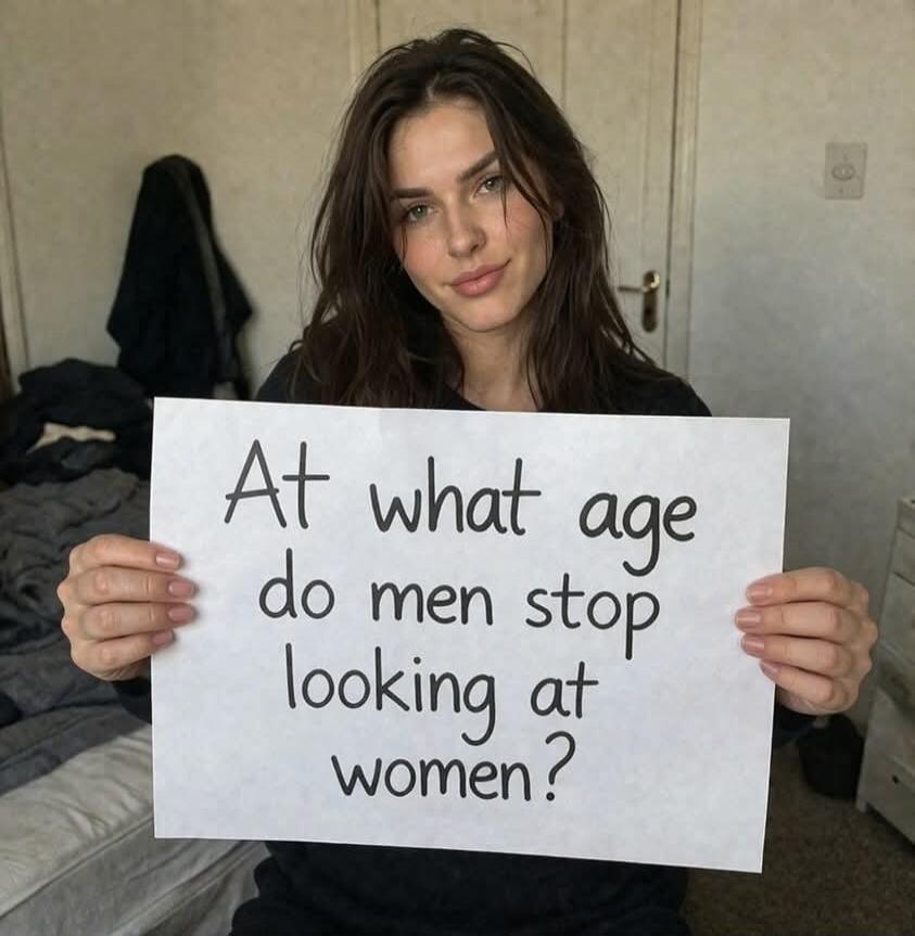 At what age do men stop looking at women?