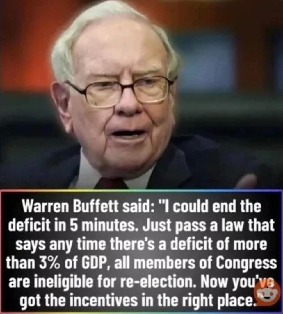 Warren Buffett said: 