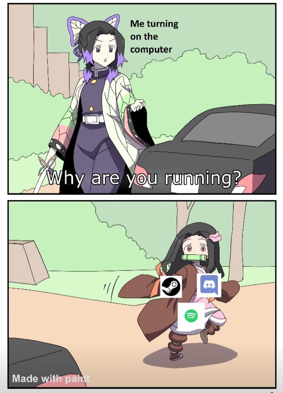 5 Me turning onthe S oy 0 3 hysare yu rwningA