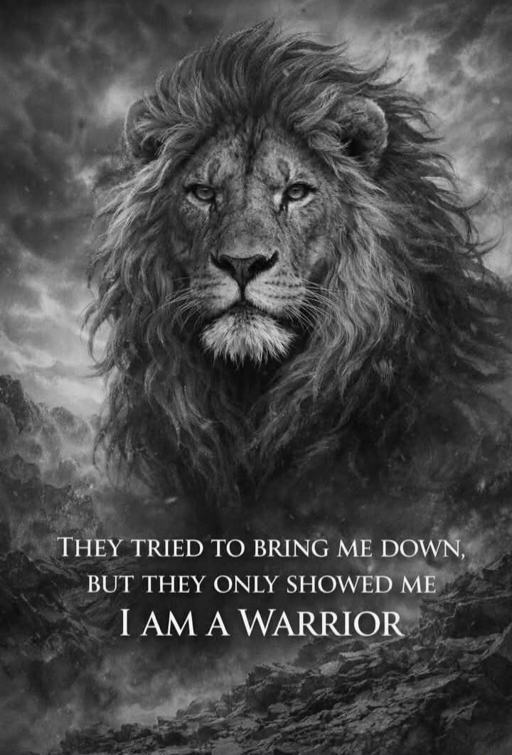 THEY TRIED TO BRING ME DOWN, BUT THEY ONLY SHOWED ME I AM A WARRIOR