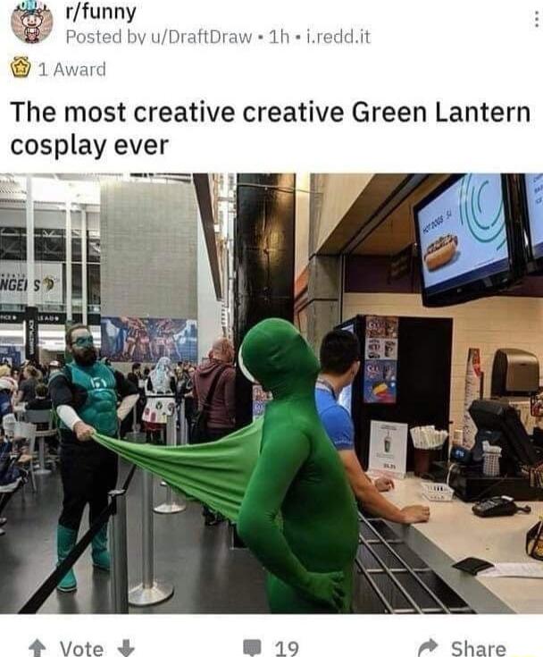 The most creative creative Green Lantern cosplay ever