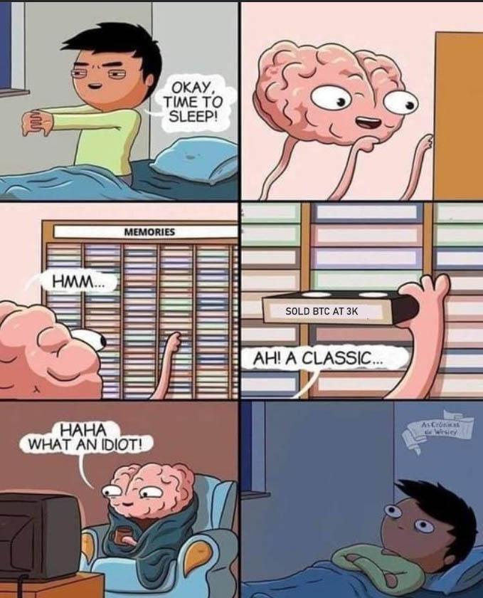 HAHA WHAT AN DIOT SRR 7 L o4 SOLD BTC AT 3K AH A CLASSIC