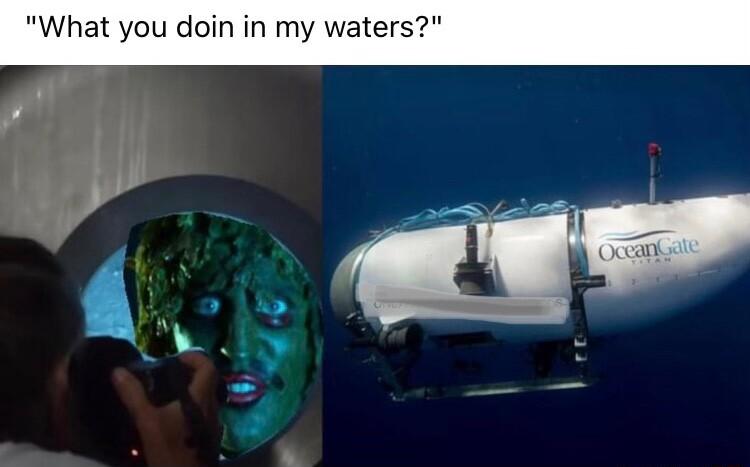 hat you doin in my water