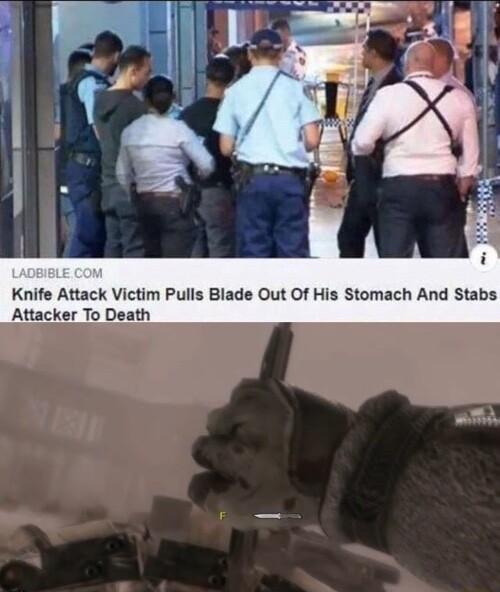 Knife Attack Victim Pulls Blade Out Of His Stomach And Stabs Attacker To Death