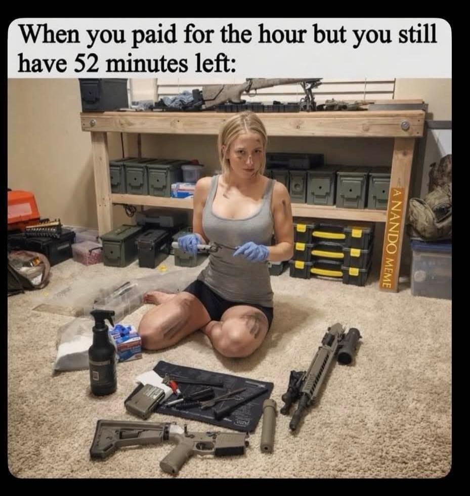 When you paid for the hour but you still have 52 minutes left: A NANDO MEME