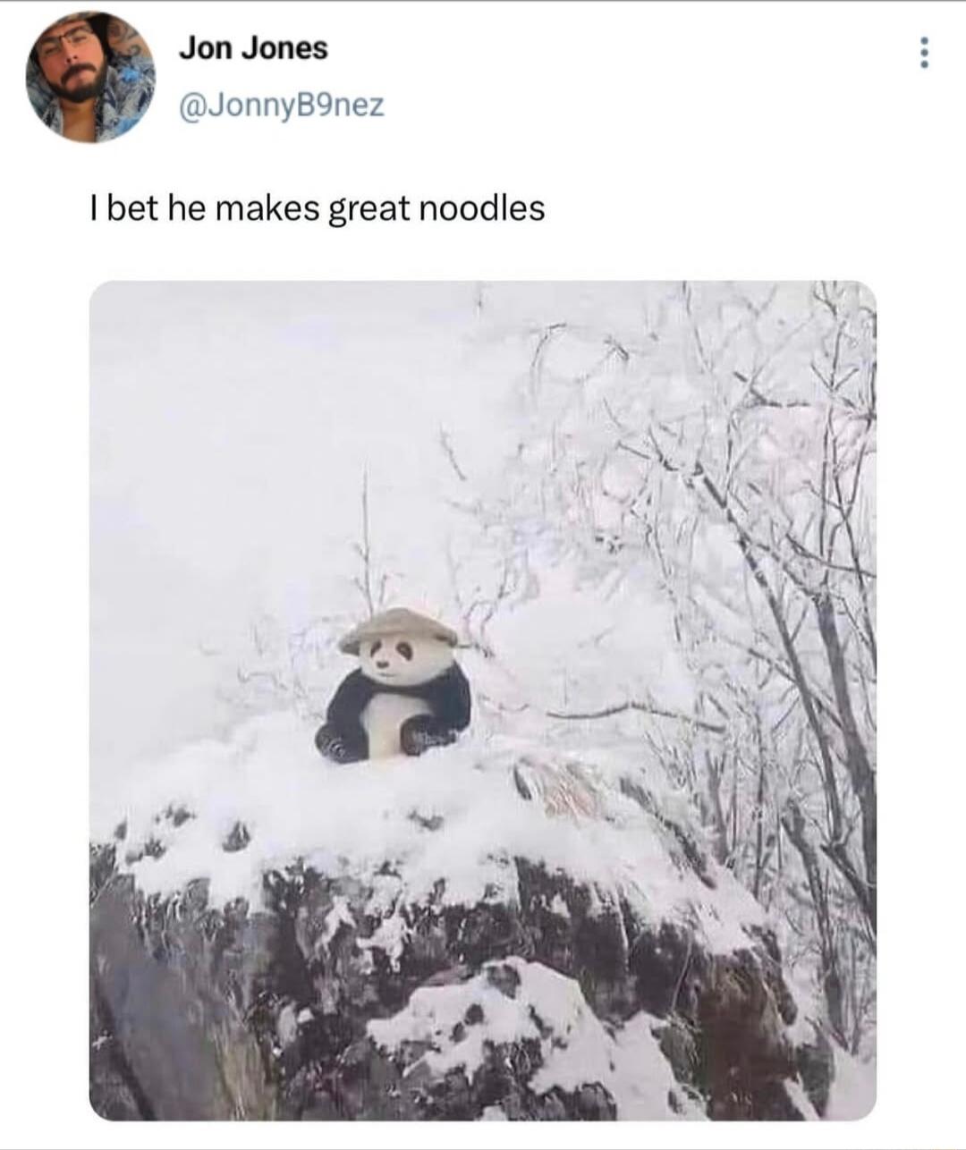 Jon Jones JonnyB9nez I bet he makes great noodles