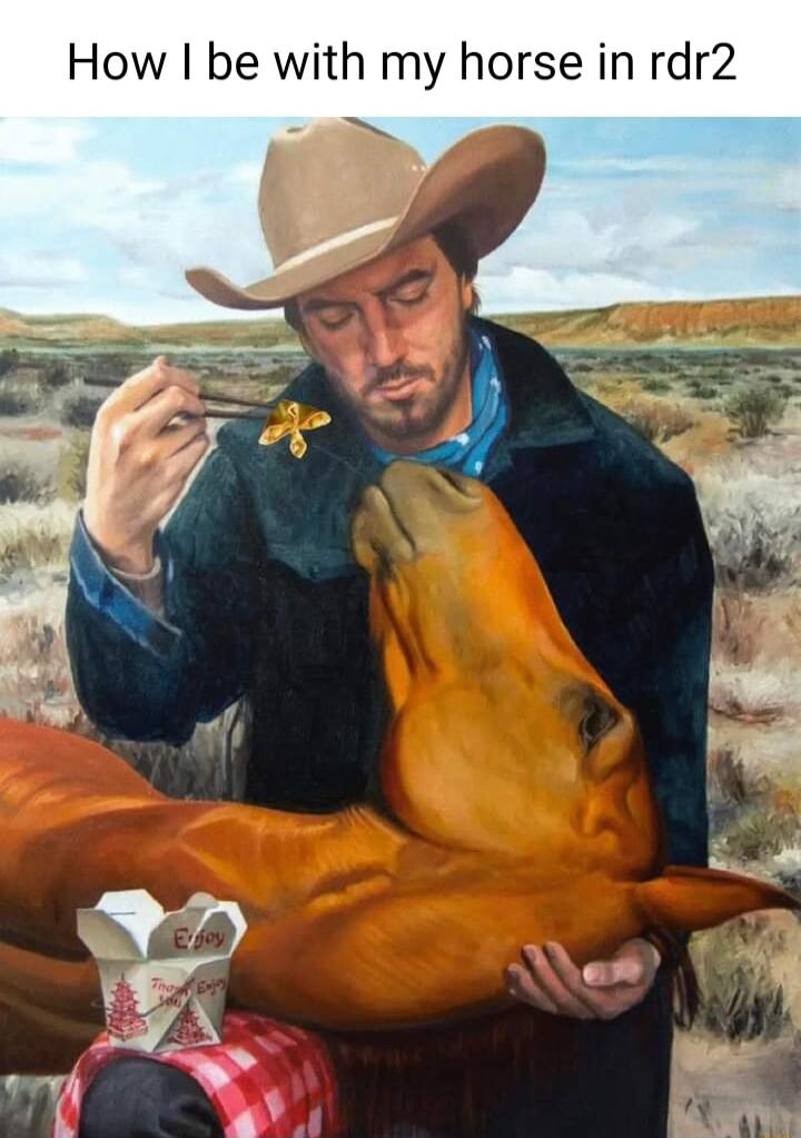 How be with my horse in rdr2