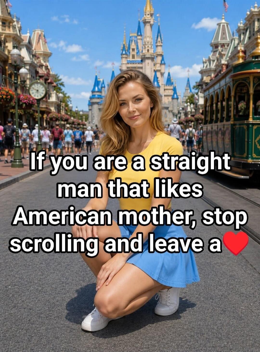 If you are a straight man that likes American mother, stop scrolling and leave a ❤️