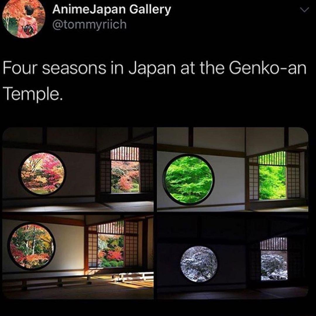 G ENETEL N R S1gY v 1ceInalaglVigllely Four seasons in Japan at the Genko an Temple