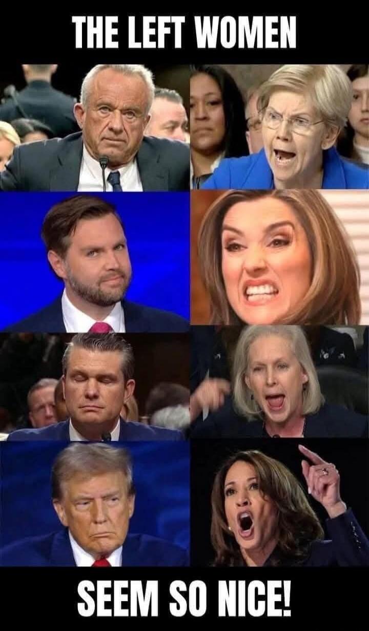 THE LEFT WOMEN SEEM SO NICE!