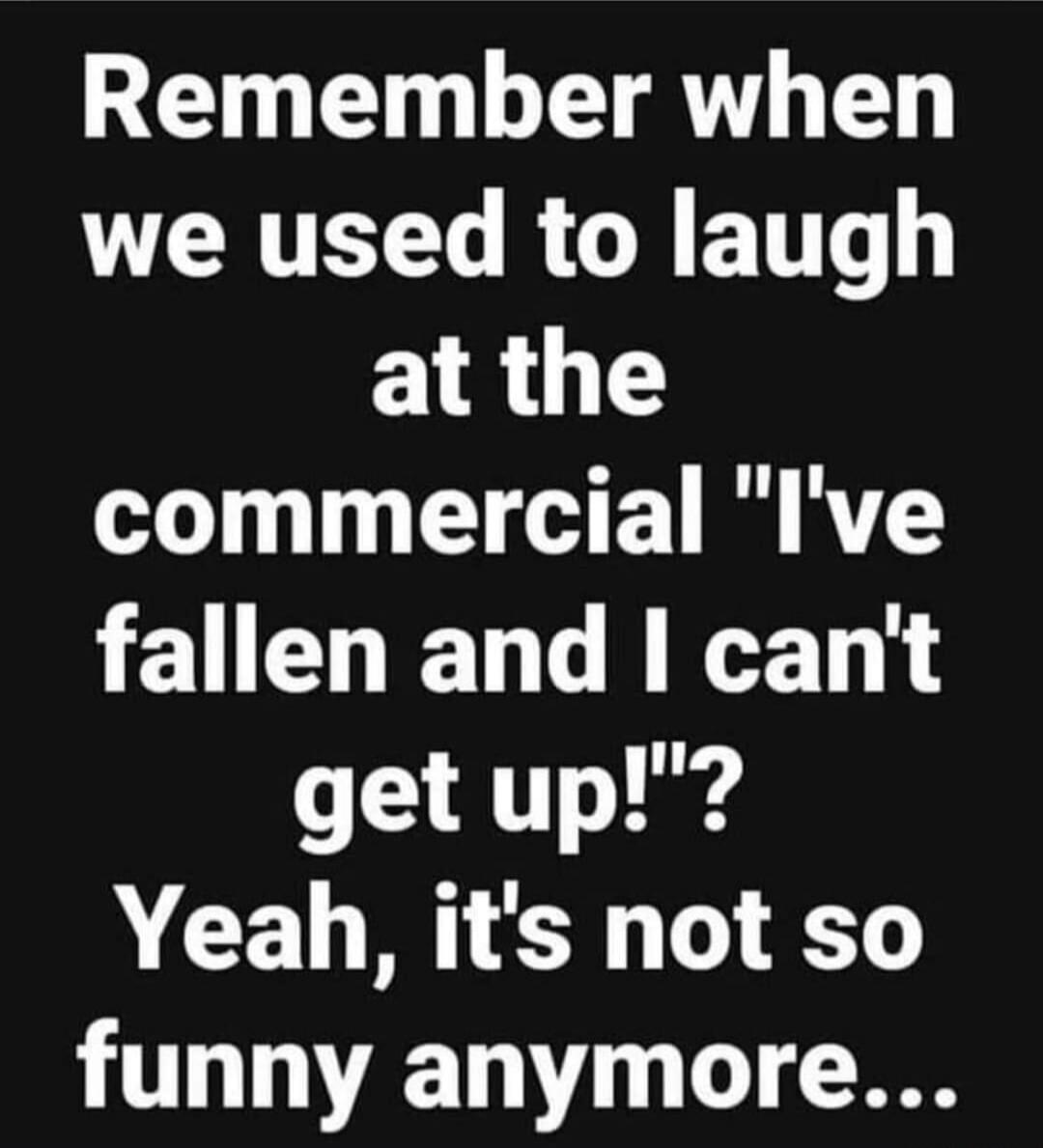 Remember when we used to laugh at the commercial 