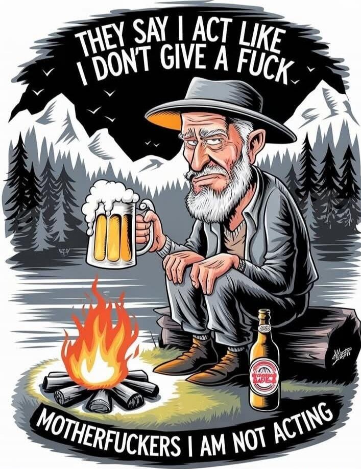 THEY SAY I ACT LIKE I DON'T GIVE A FUCK MOTHERFUCKERS I AM NOT ACTING