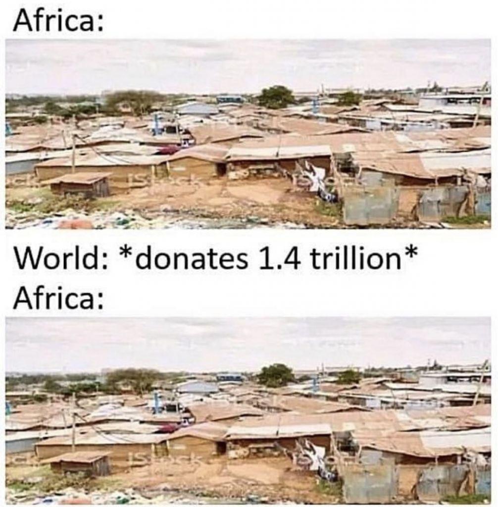 Africa Pf_ Wrld donates 14 trillion Africa