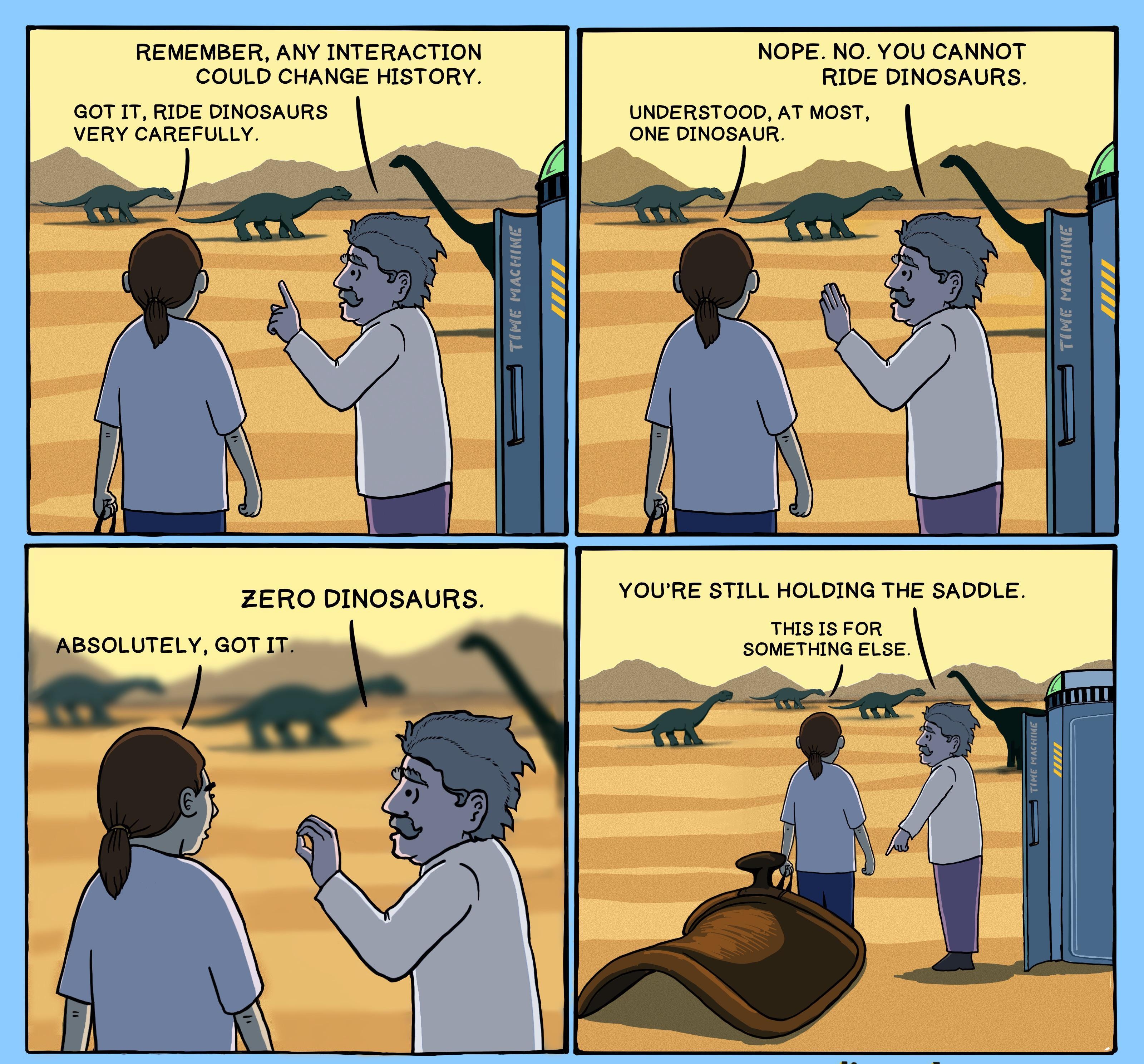 REMEMBER ANY INTERACTION NOPE NO YOU CANNOT COULD CHANGE HISTORY RIDE DINOSAURS GOT IT RIDE DINOSAURS UNDERSTOOD AT MOST VERY CAREFULLY ONE DINOSAUR T774 s S S T R R 2 2 e ol e b THIS IS FOR SOMETHING ELSE mediocreheroes