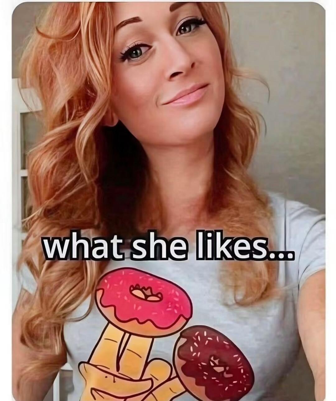 what she likes...