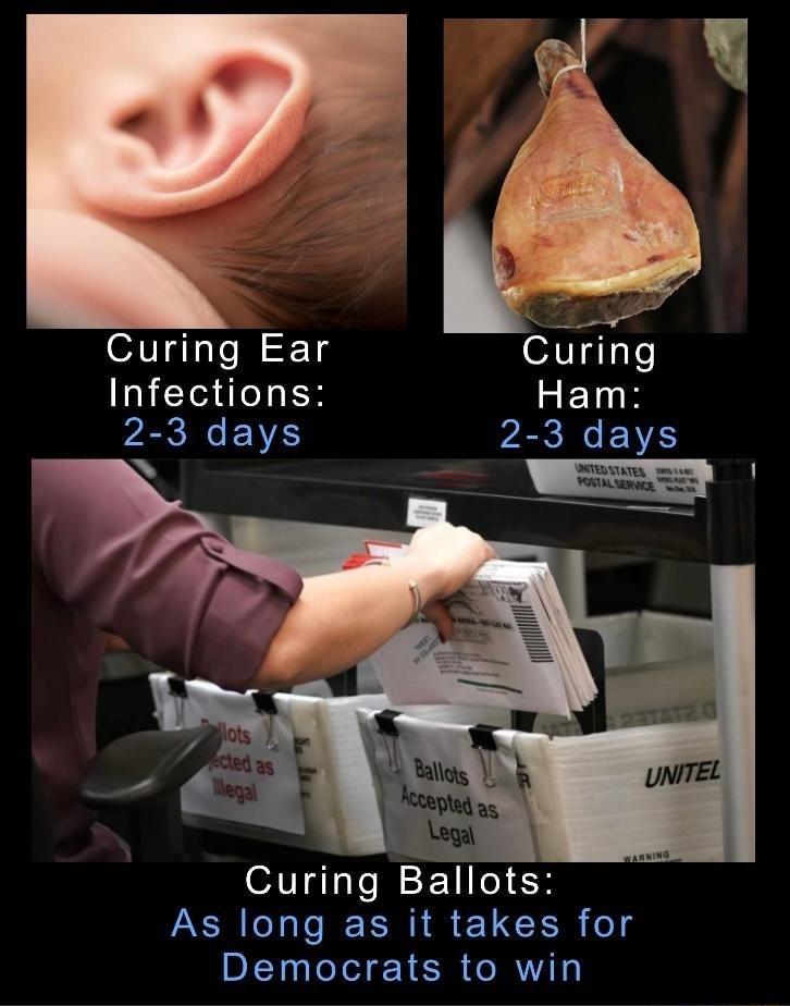 Curing Ear Infections Curing Ballots As long as it takes for Democrats to win