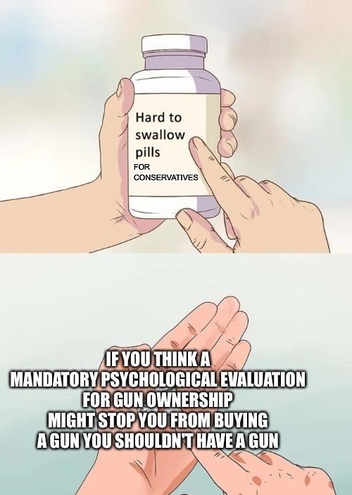 Hard to swallow FOR CONSERVATIVES