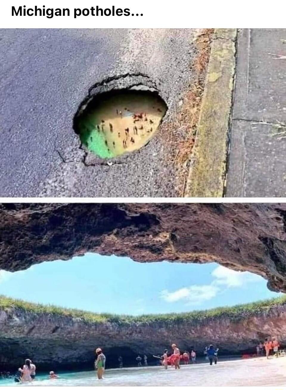 Michigan potholes