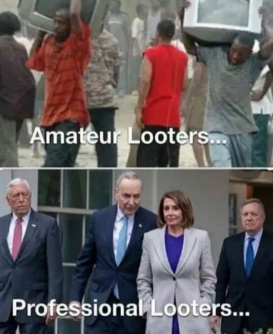 Amateur Looters... Professional Looters...