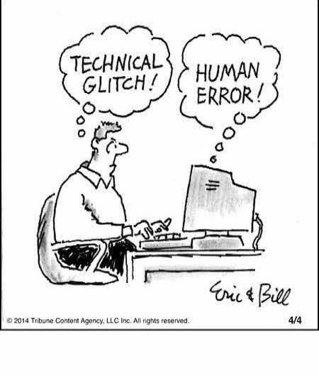 TECHNICAL GLITCH! HUMAN ERROR! © 2014 Tribune Content Agency, LLC Inc. All rights reserved. 4/4