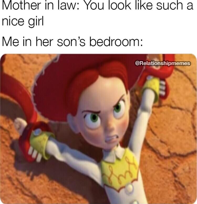 nice girl Me in her sons bedroom p N