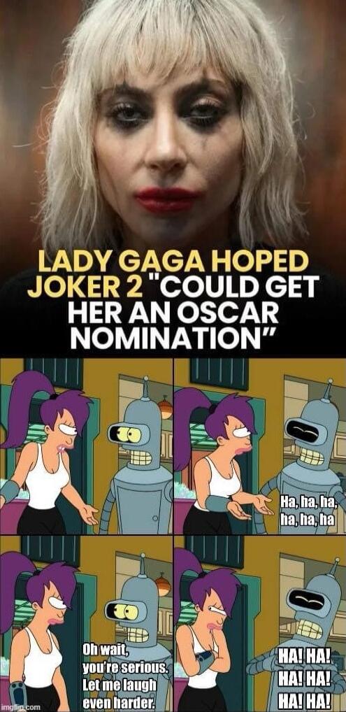 LADY GAGA HOPED JOKER 2 COULD GET HER AN OSCAR NOMINATION