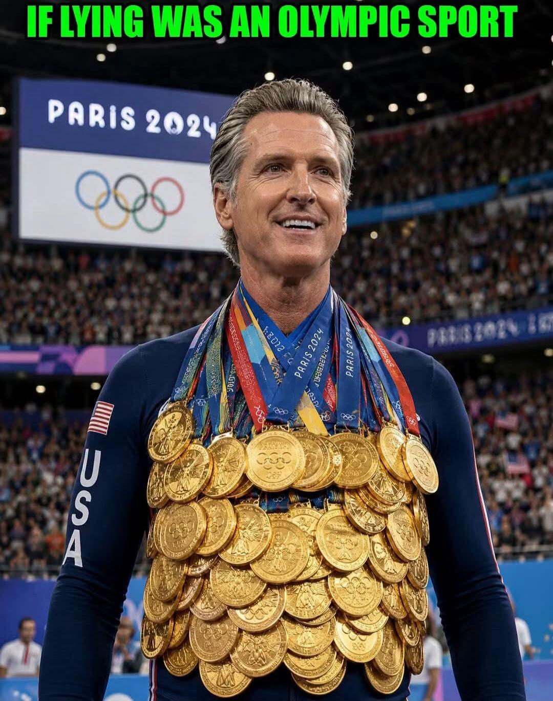 IF LYING WAS AN OLYMPIC SPORT PARIS 2024 USA