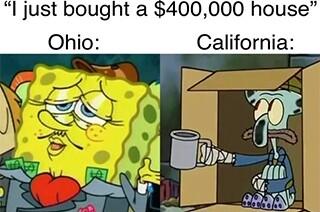 I just bought a 400000 house California