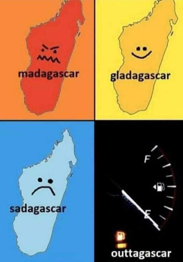 o sadagascar gladagascar outtagascar