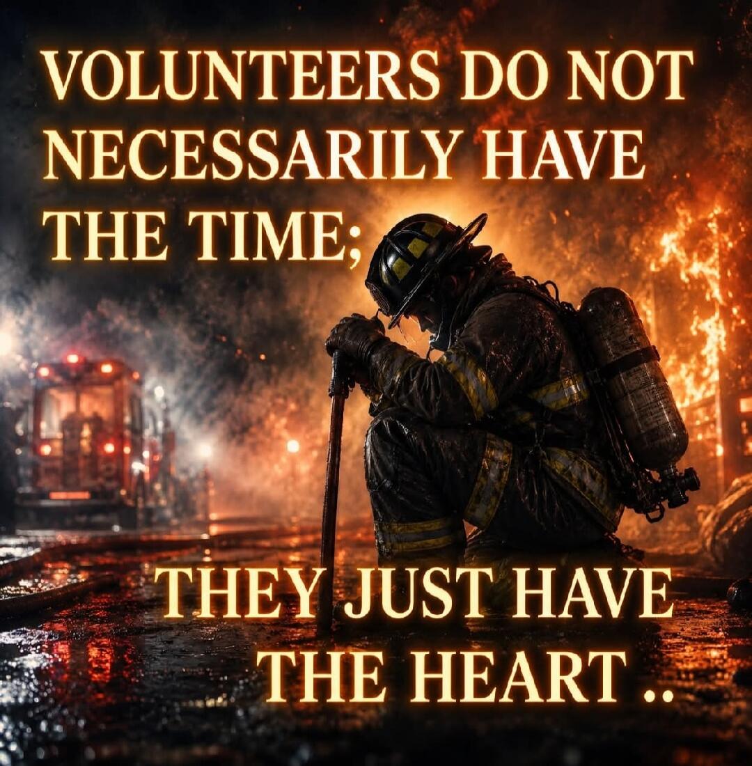 VOLUNTEERS DO NOT NECESSARILY HAVE THE TIME; THEY JUST HAVE THE HEART ..