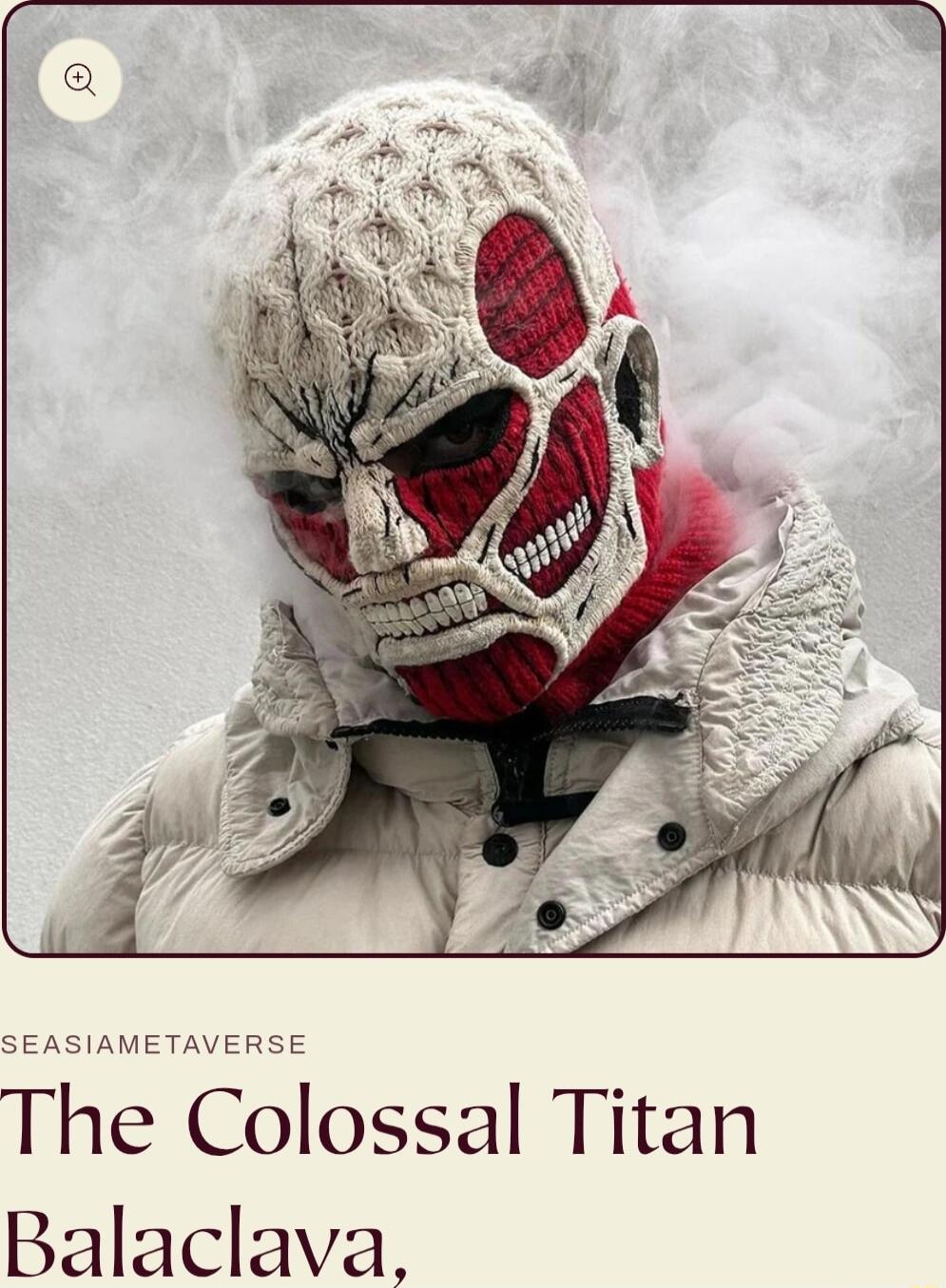 SEASIAMETAVERSE The Colossal Titan Balaclava