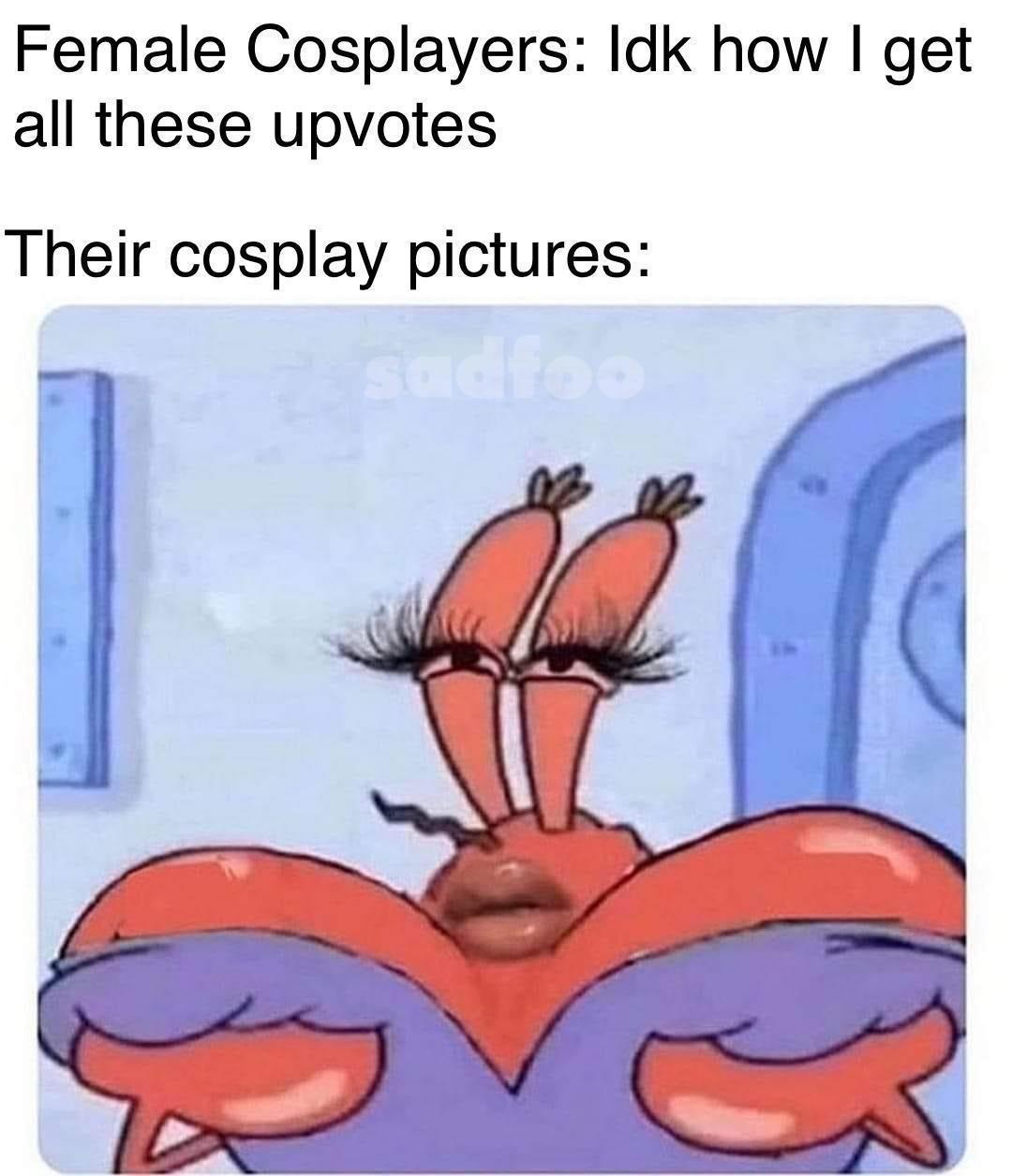 Female Cosplayers Idk how get all these upvotes Their cosplay pictures
