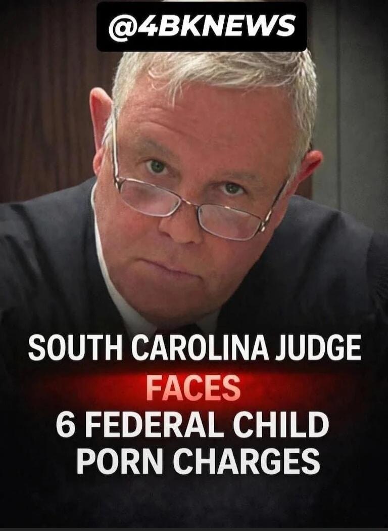 SOUTH CAROLINA JUDGE FACES 6 FEDERAL CHILD PORN CHARGES