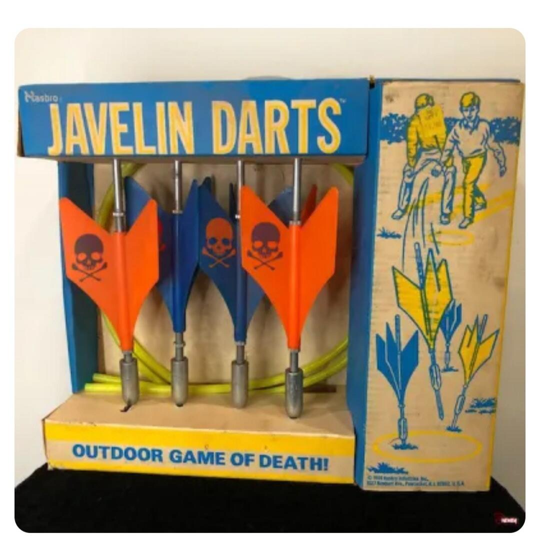 Hasbro Javelin Darts. Outdoor Game of Death!