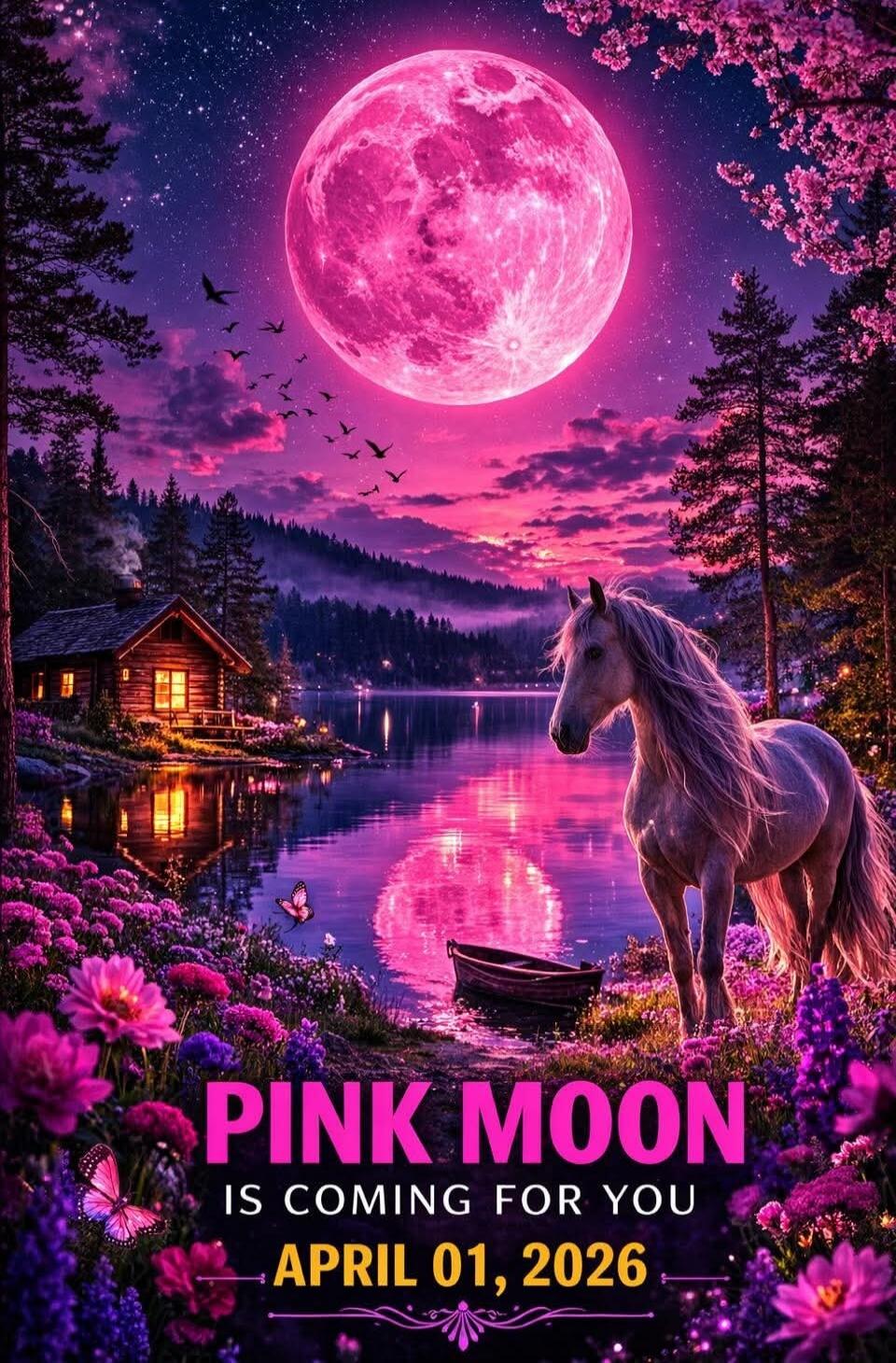 PINK MOON IS COMING FOR YOU APRIL 01, 2026