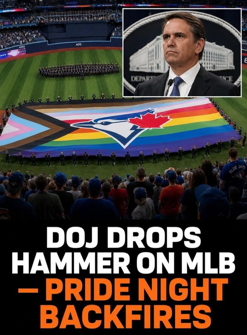 DOJ DROPS HAMMER ON MLB - PRIDE NIGHT BACKFIRES