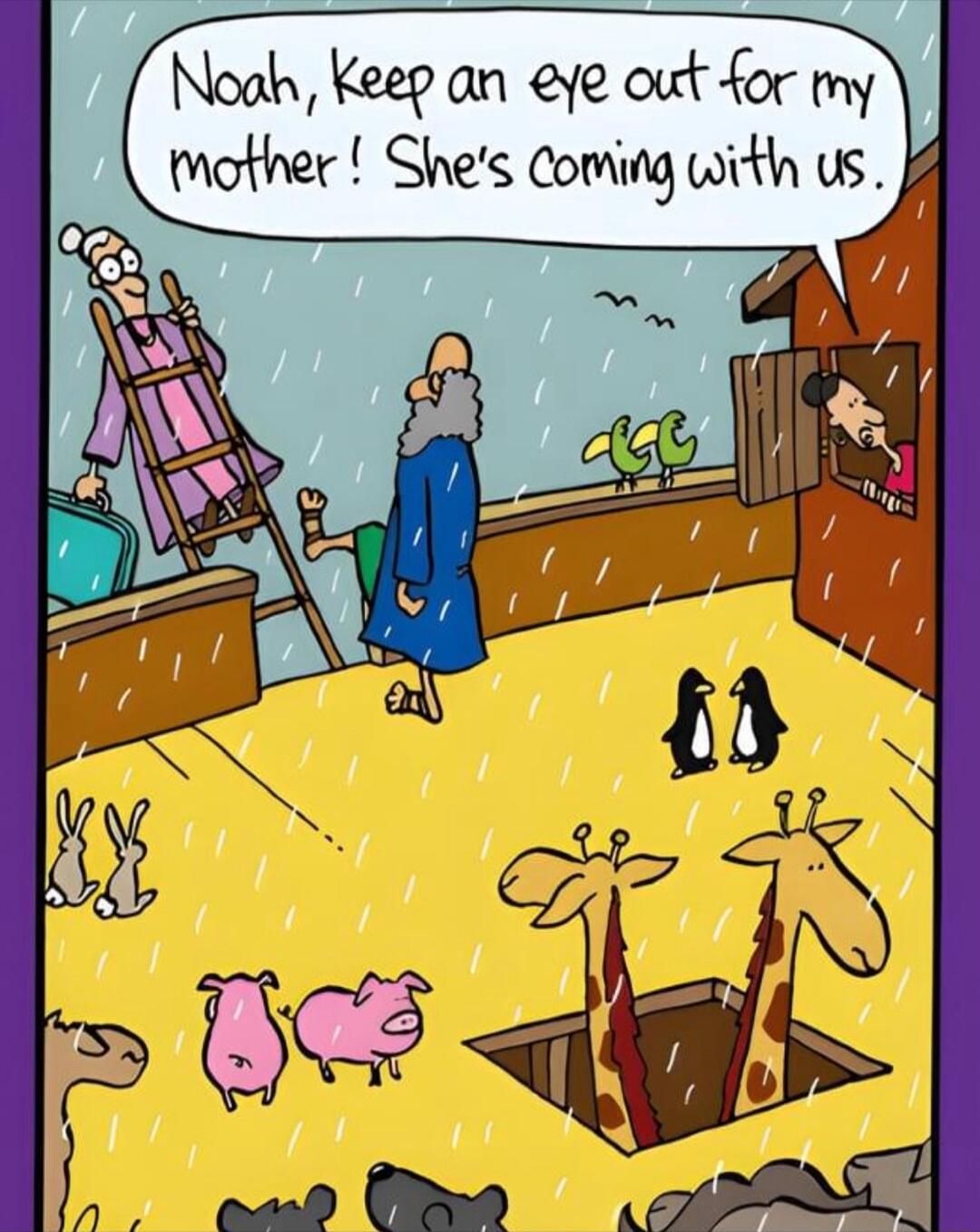 Noah Keep an eye out for my tother Shes coming it us 4